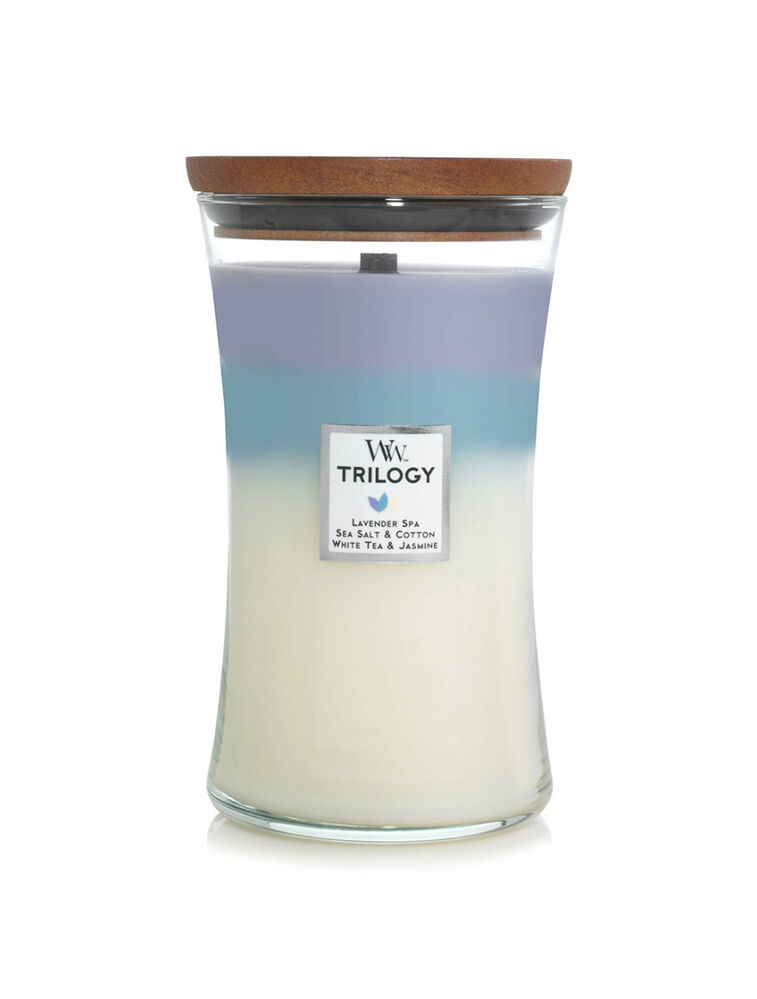 Woodwick Large Trilogy Candle Calming Retreat