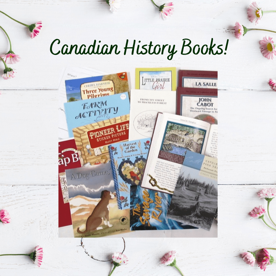 Canadian History Literature Bundle Peppermint Stick Learning Company