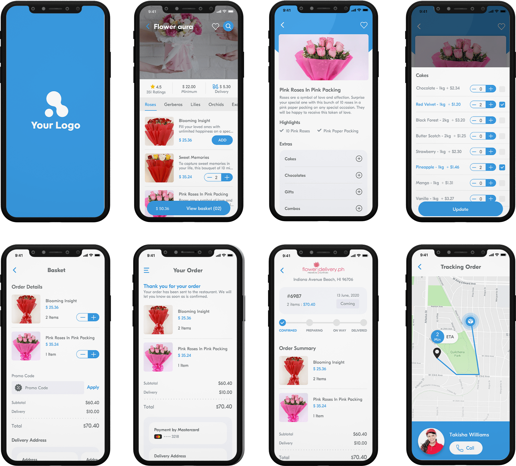 Flower Delivery App Development Services, Uber for Flower Delivery App