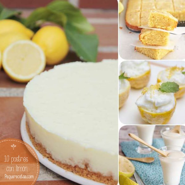 Postres con limón 10 recetas de postres paso a paso