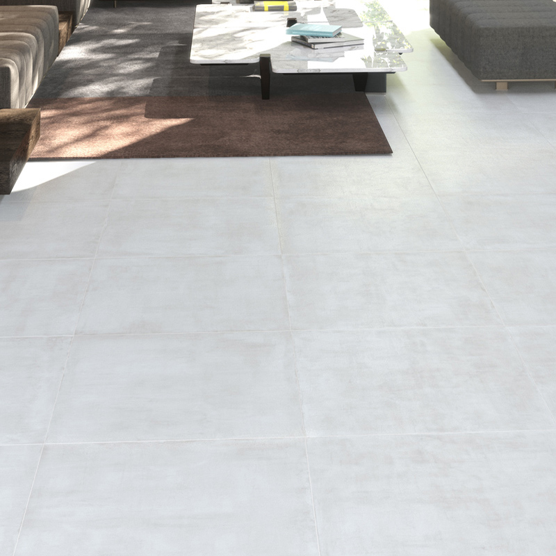 Shape 30" X 30" Porcelain Tile White Pera Tile