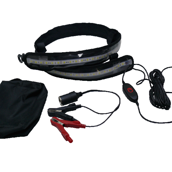 1.2M Flexible LED Camping Light Kit w/ Bag, Dimmer & Cigarette Plug