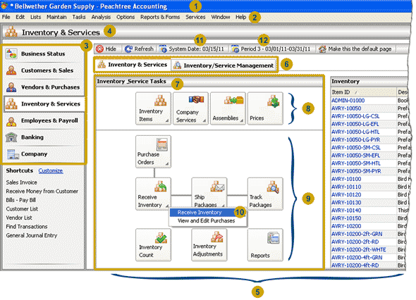 Peachtree Learning: Quick Reference Guide 2011