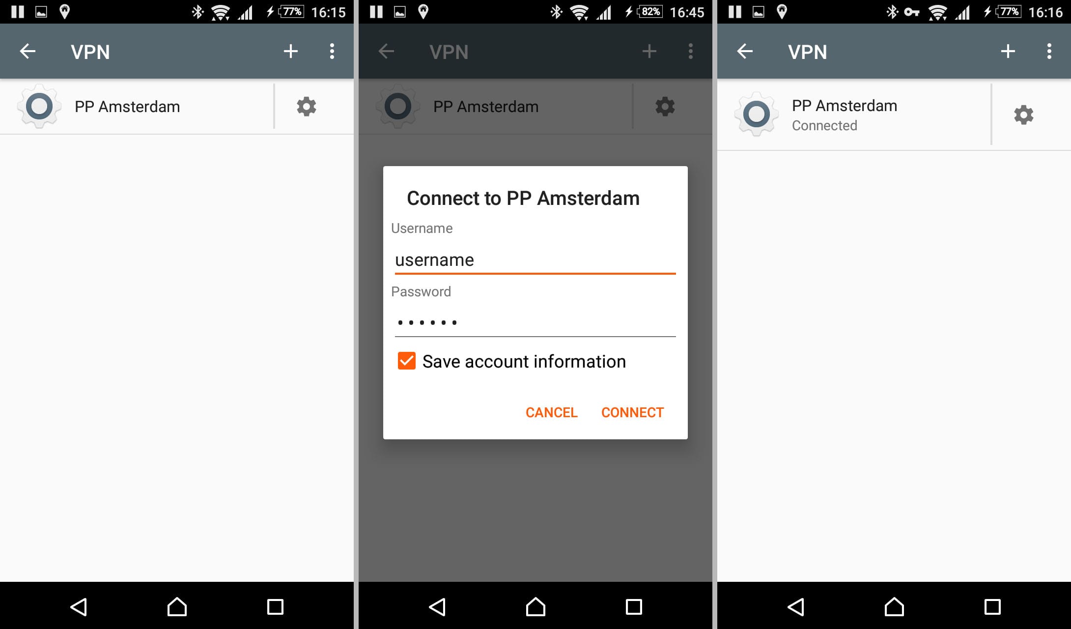 AlwaysOn VPN with Android Perfect Privacy