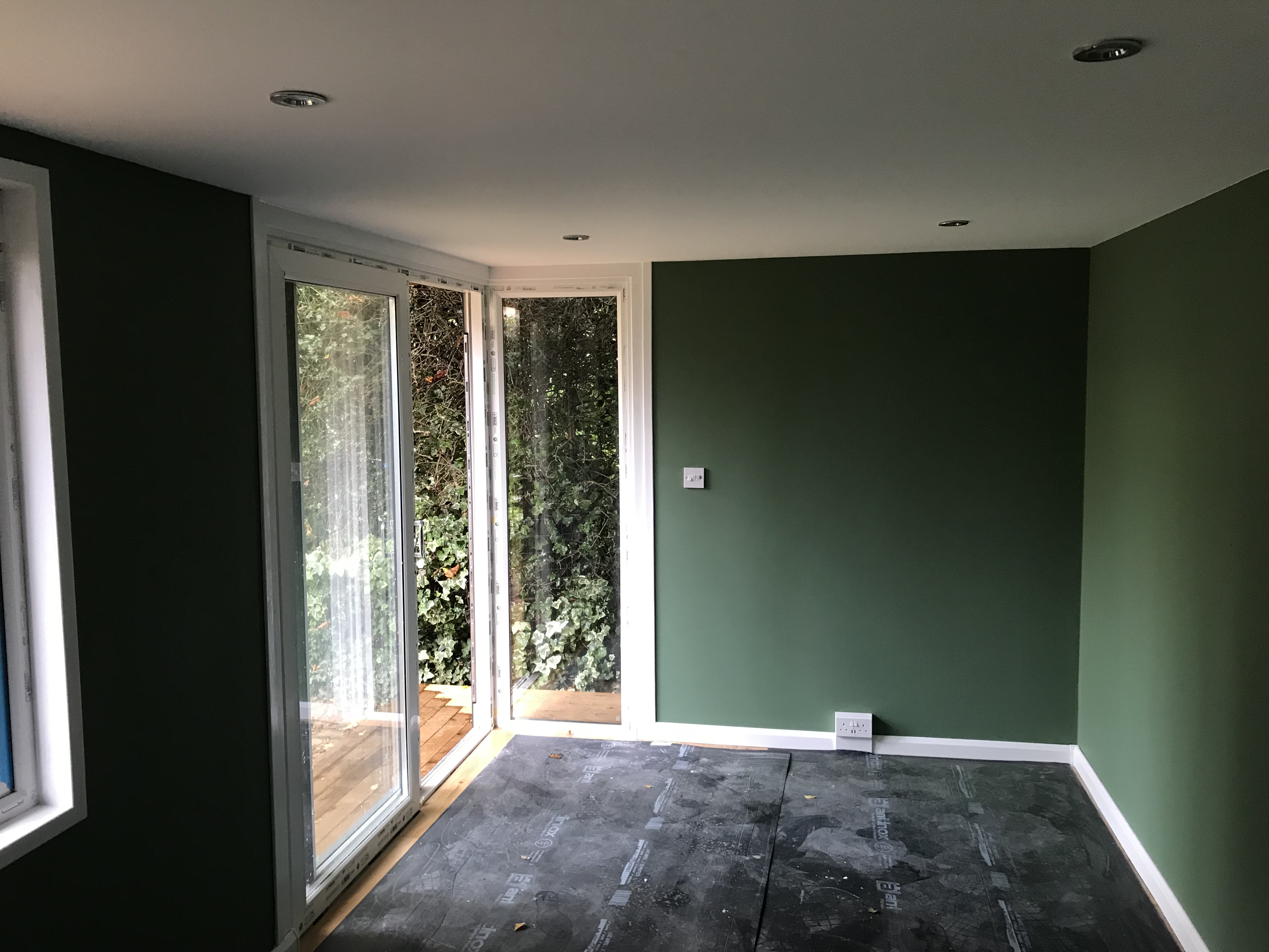 Bespoke garden office Wimbledon Wilton Crescent Perfect Square