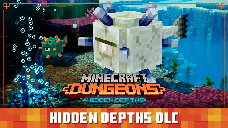 Minecraft Dungeons Diaries video and footage for the Hidden Depths DLC