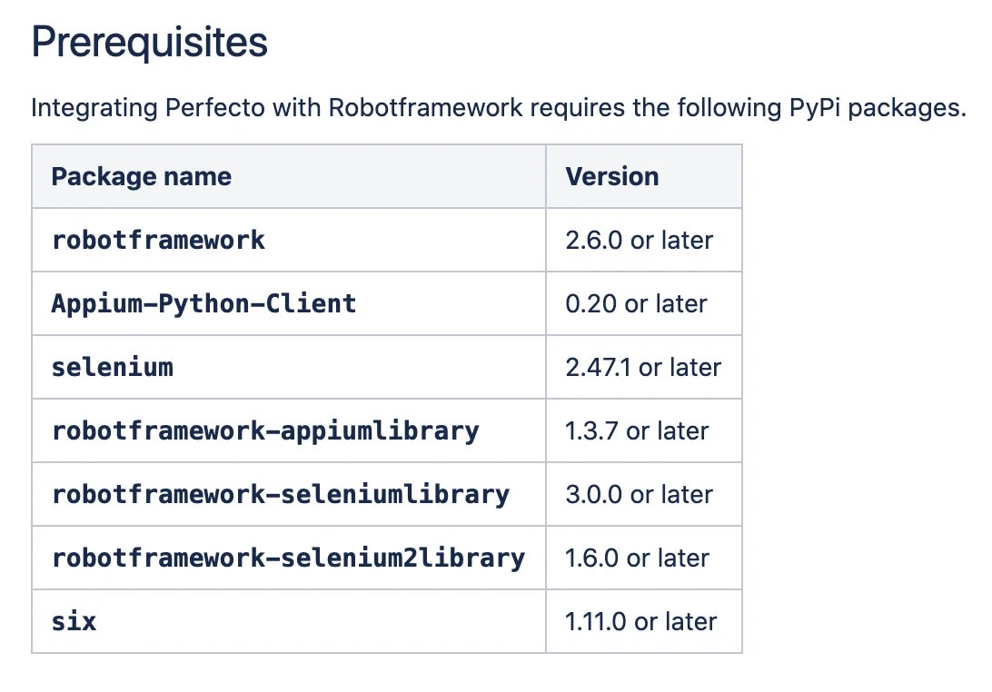 Robot Framework Perfecto by Perforce