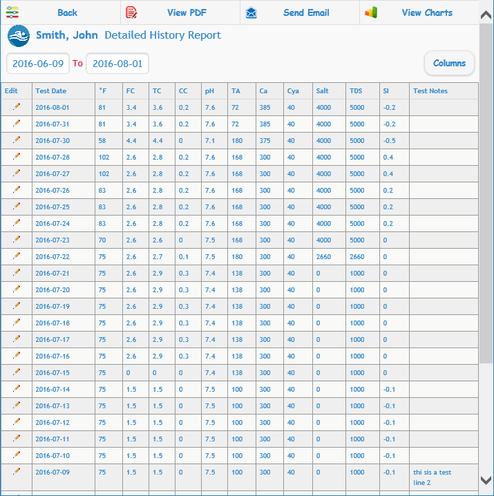 Perfect Pool and Spa Pool Care Software!