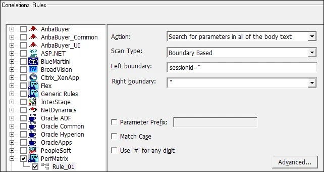 LoadRunner Automatic Correlation Methods to perform LR autocorrelation