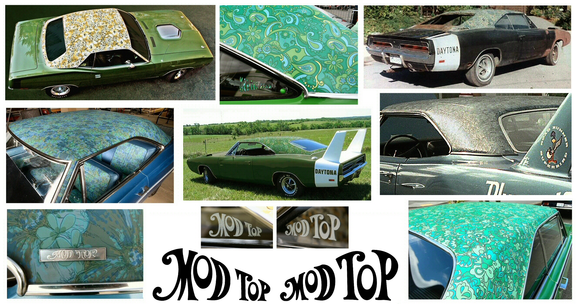 1969 Plymouth Barracuda Cuda Mod Top Window Decals