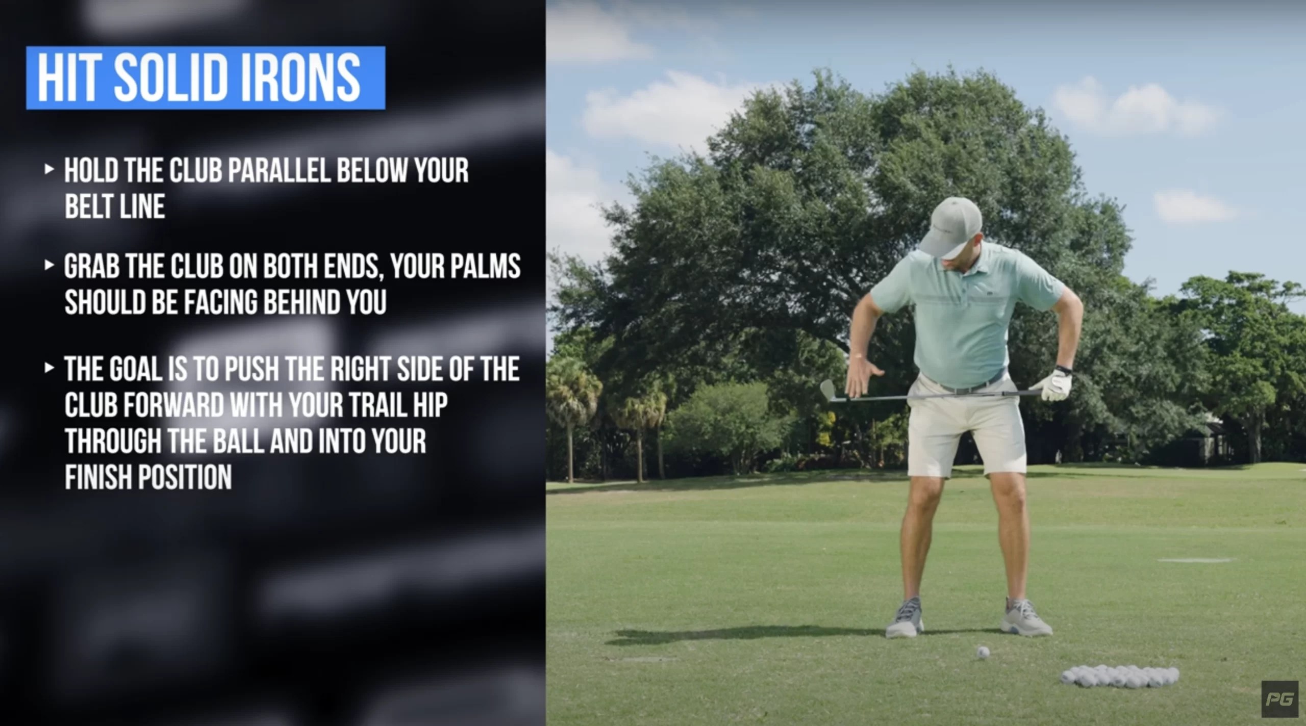 Hit Solid Golf Irons With This Easy Drill Video Performance Golf
