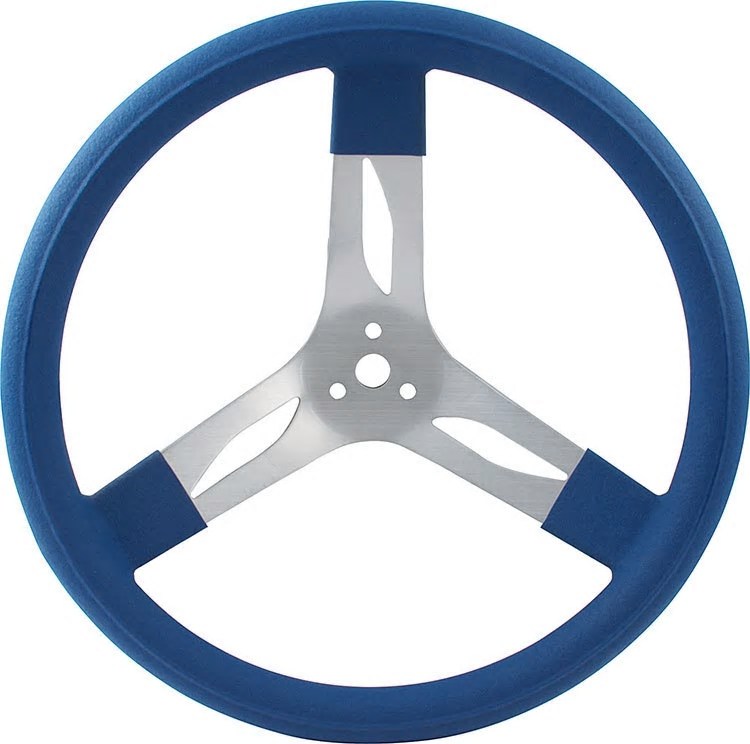 Steering Wheel 15″ Aluminum Blue Performance Motorsports
