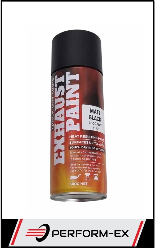 High Temperature Exhaust System Paint 400deg Matt Black