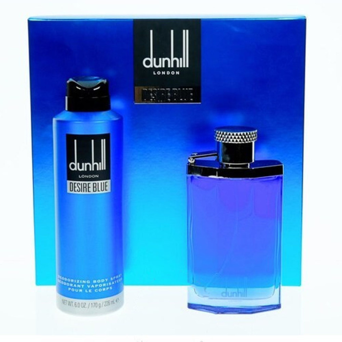 Dunhill Desire Blue 100mL + Body Spray 226mL Perfumes Fragrances