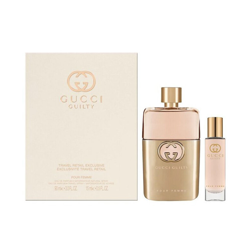 Gucci Guilty Pour Femme EDP 90mL + EDP 15mL Perfumes Fragrances