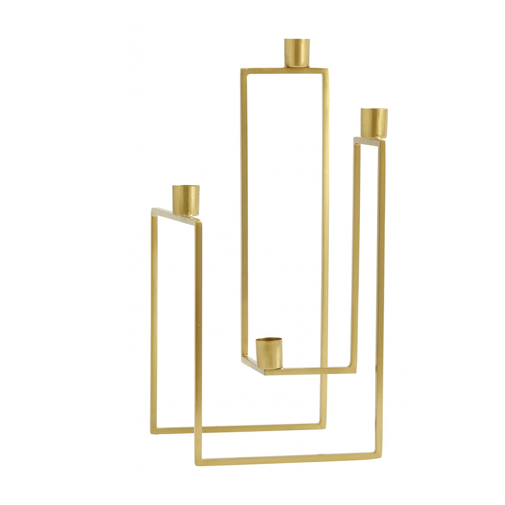 ORA CANDLE HOLDER BRASS FOR 4 CANDLES Pergamos