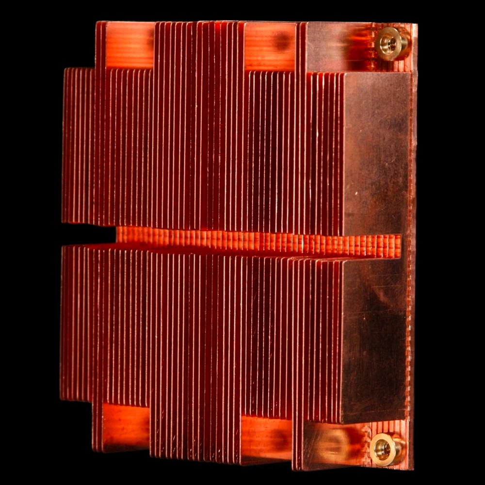 Heat sink, a sample of the element Copper in the Periodic Table