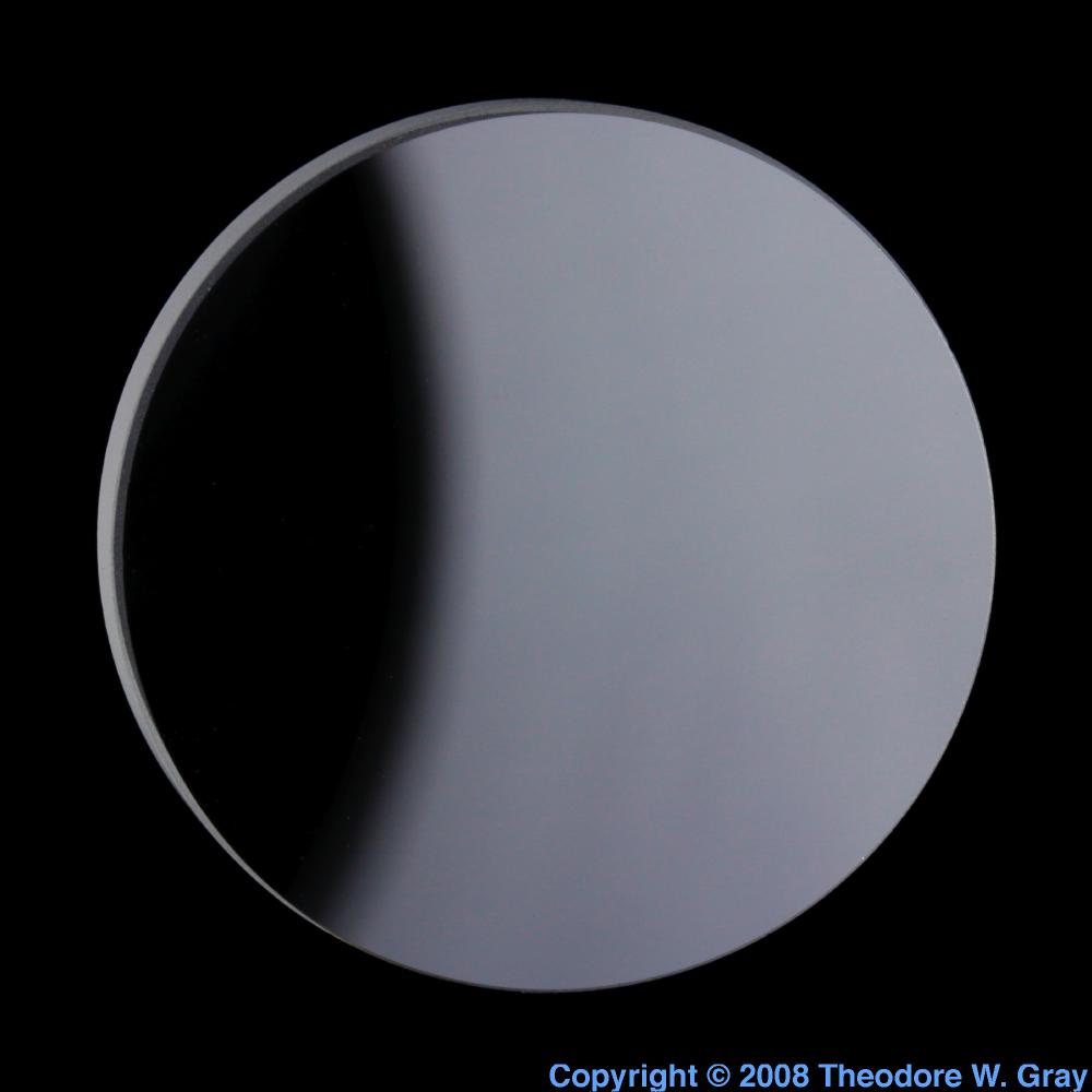 Silver frontsurface mirror, a sample of the element Silver in the