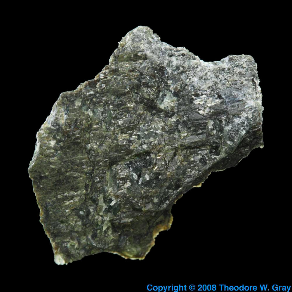 Native palladium from Jensan set, a sample of the element Palladium in