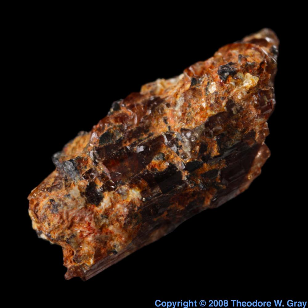 Painite, a sample of the element Zirconium in the Periodic Table