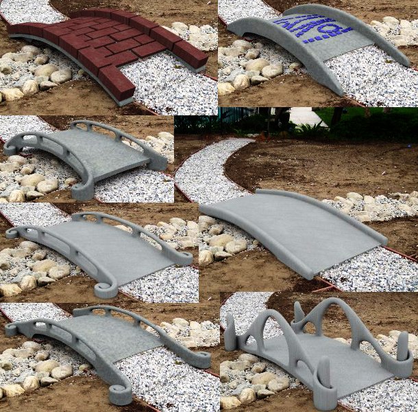 How to make a concrete garden bridge, diy folding adirondack chair