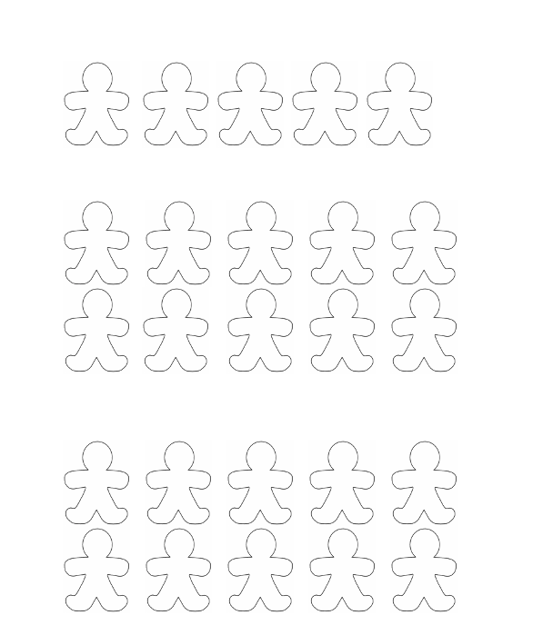 Gingerbread man activities Tactile skills Perkins School for the Blind