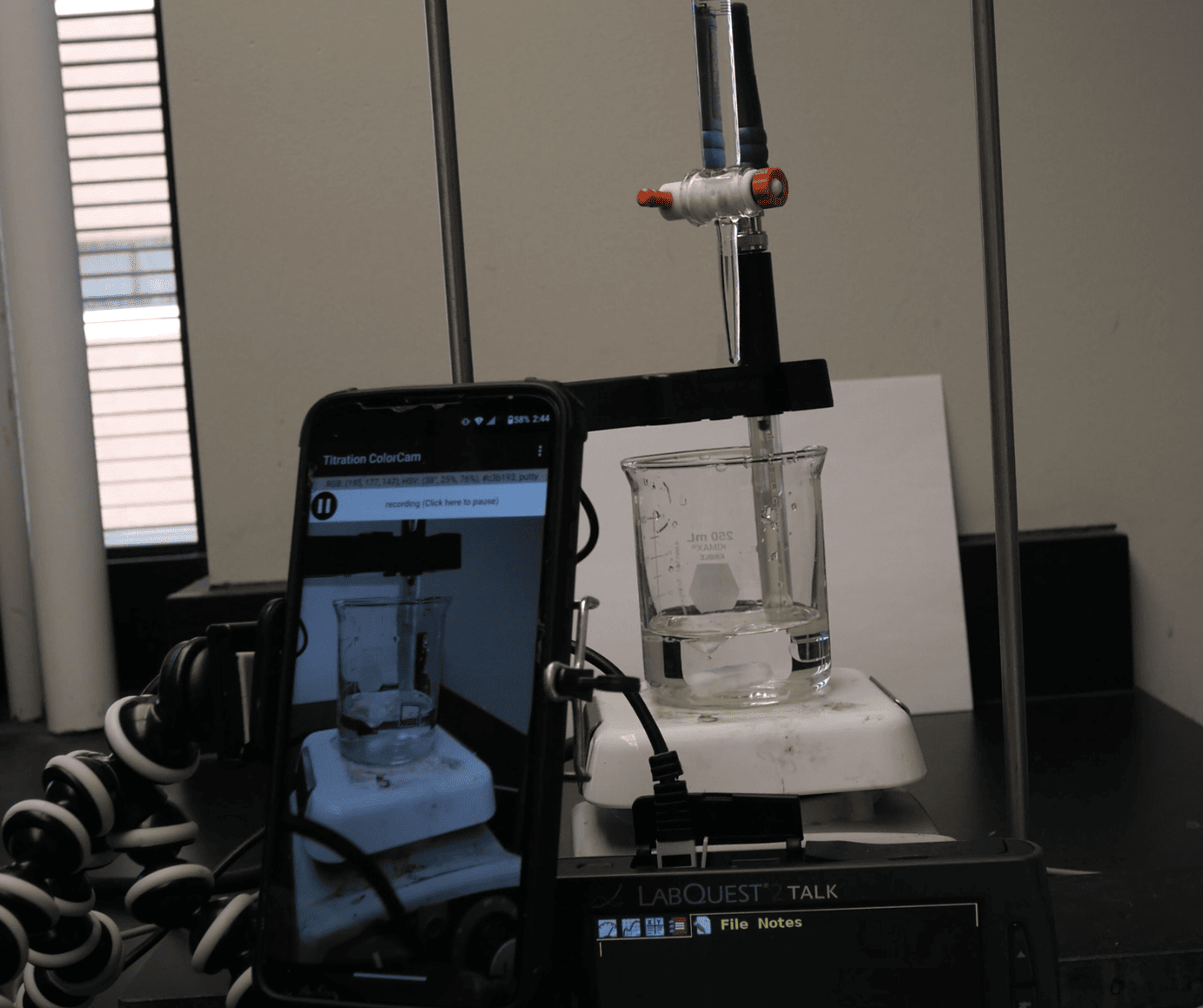 Acid Base Titration Set Up