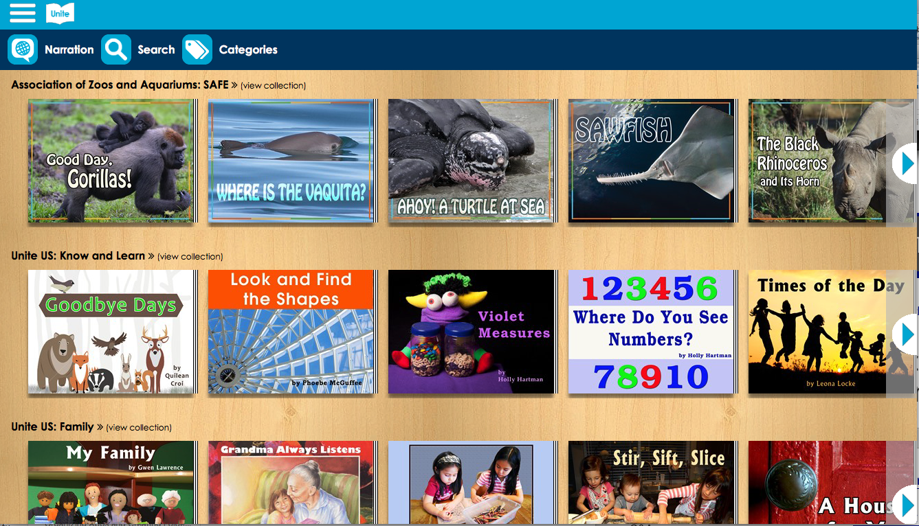 Unite for Literacy Free Digital Picture Books Perkins eLearning