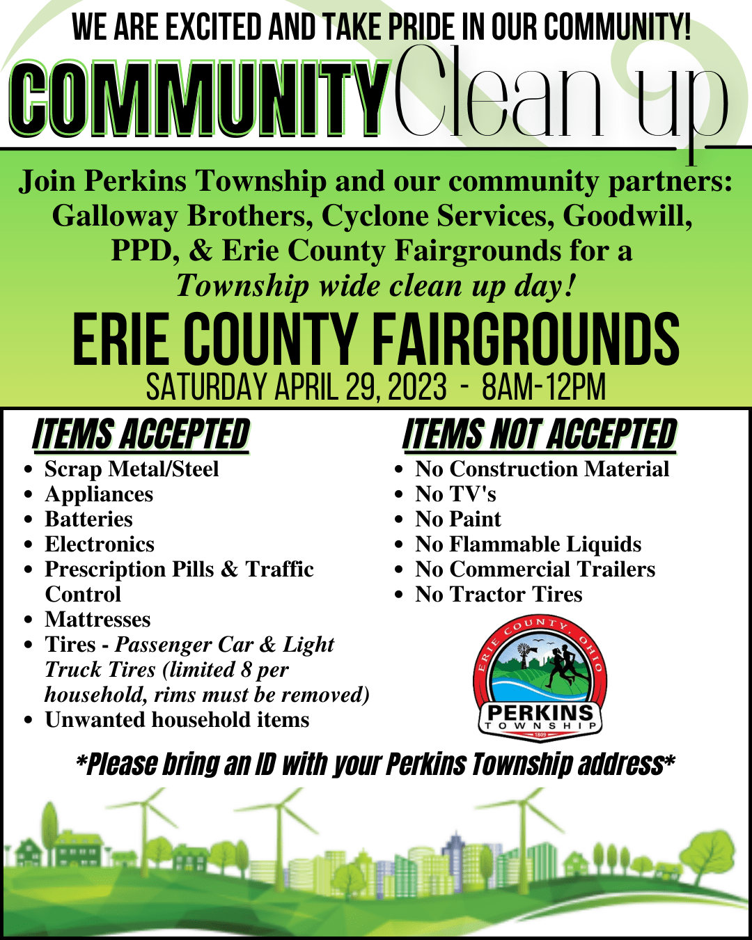 Community CleanUp Day Perkins Township