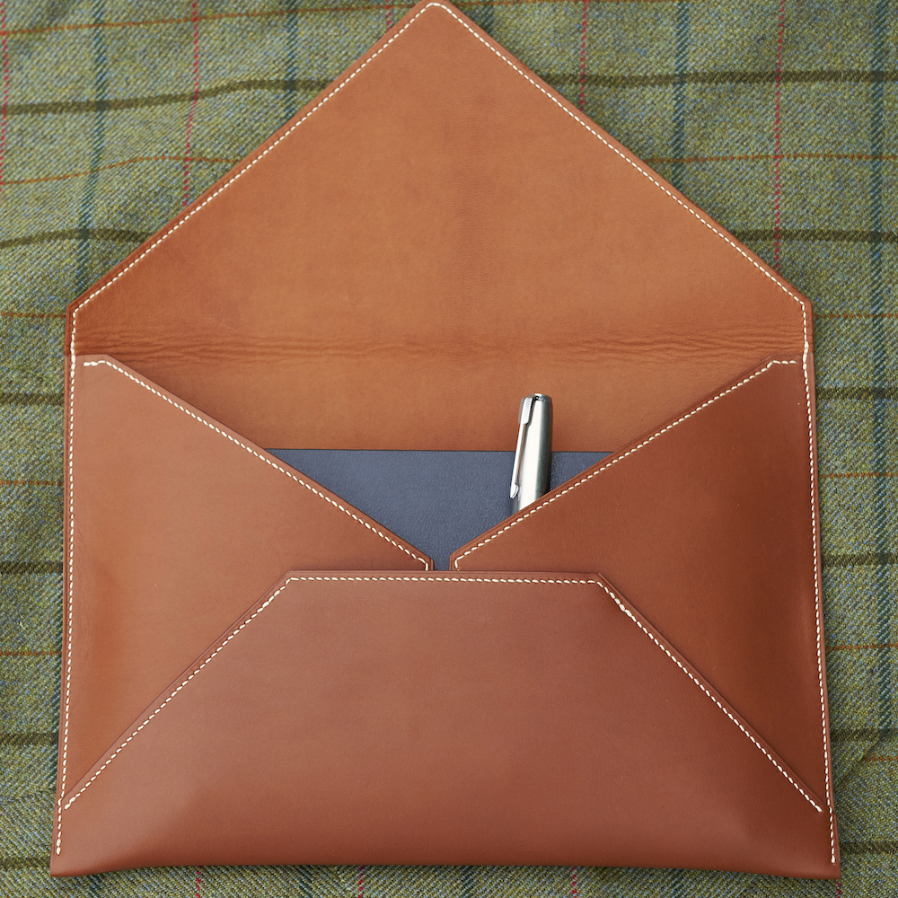 Introducing The leather envelope folio Permanent Style