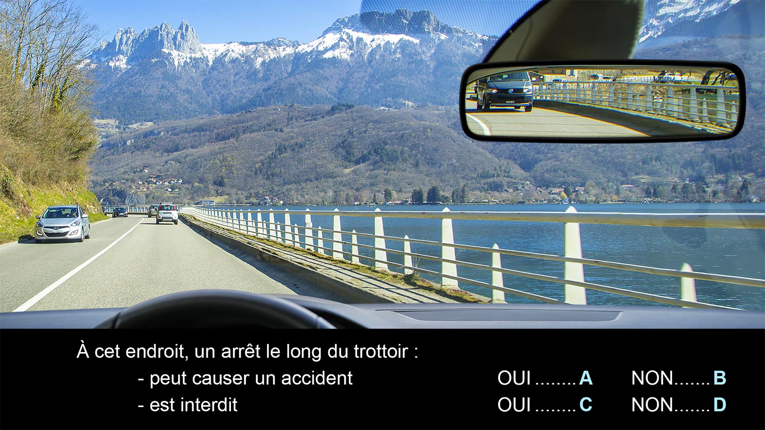 Code de la route en ligne Arrêt, stationnement