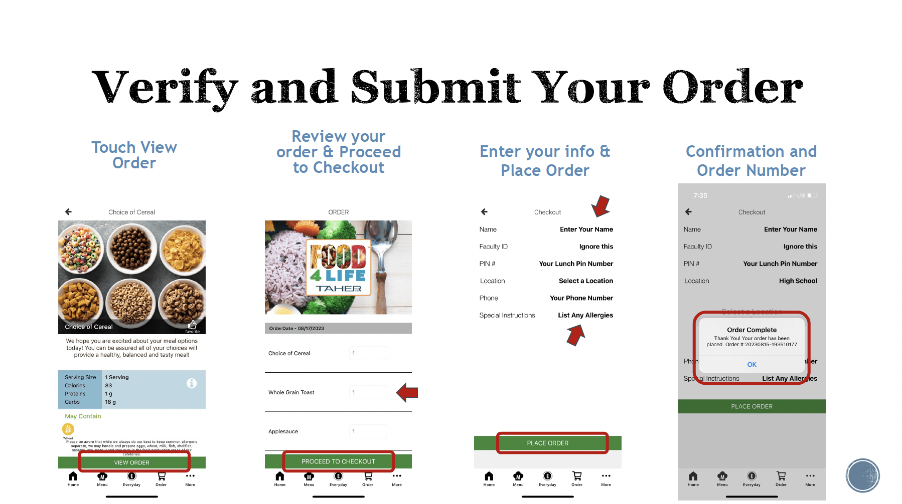 LUNCH MENUS Perry Public Schools