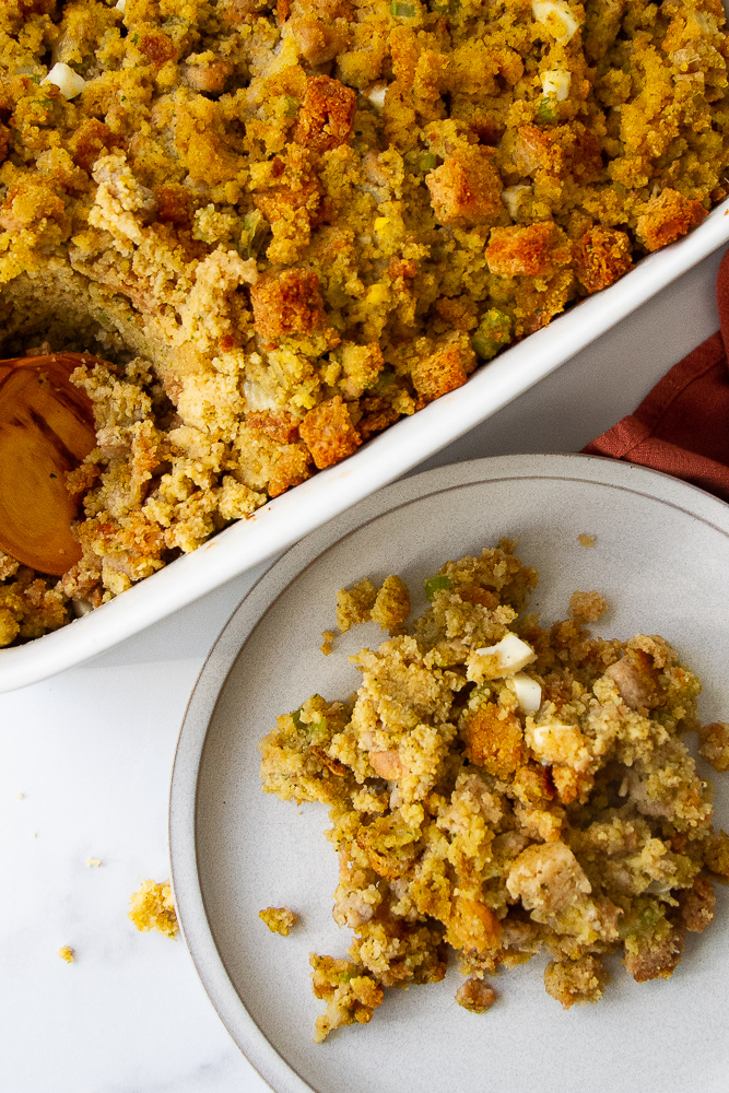 Gluten Free Cornbread Dressing Recipe Perry's Plate