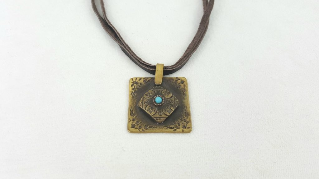 Handmade Brass Necklace Persis Collection