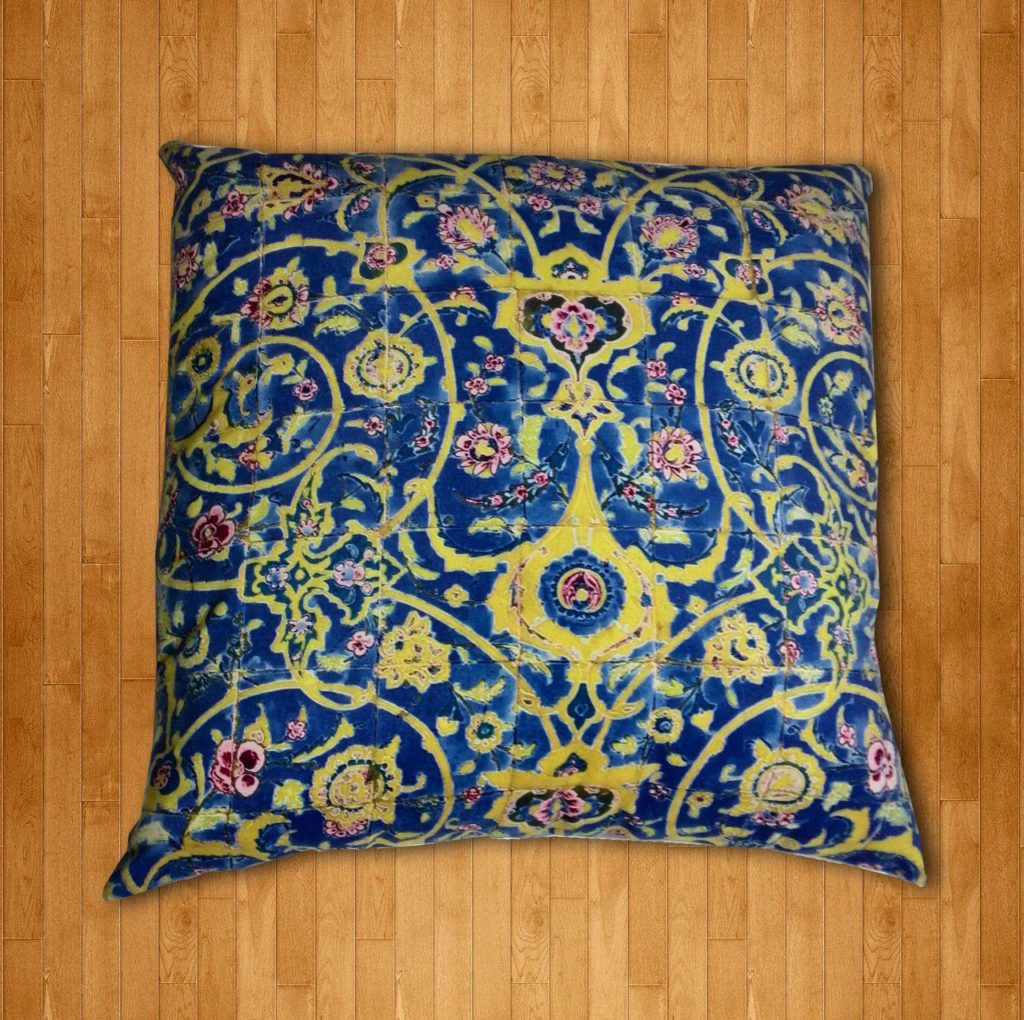 Floral Floor Cushion Cover 100 x 100cm Persis Collection