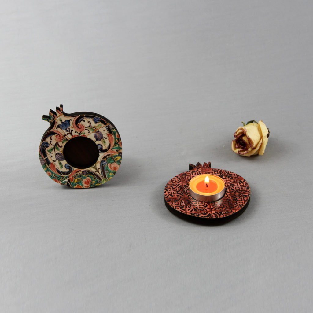 Pomegranate Candle Holders Persis Collection