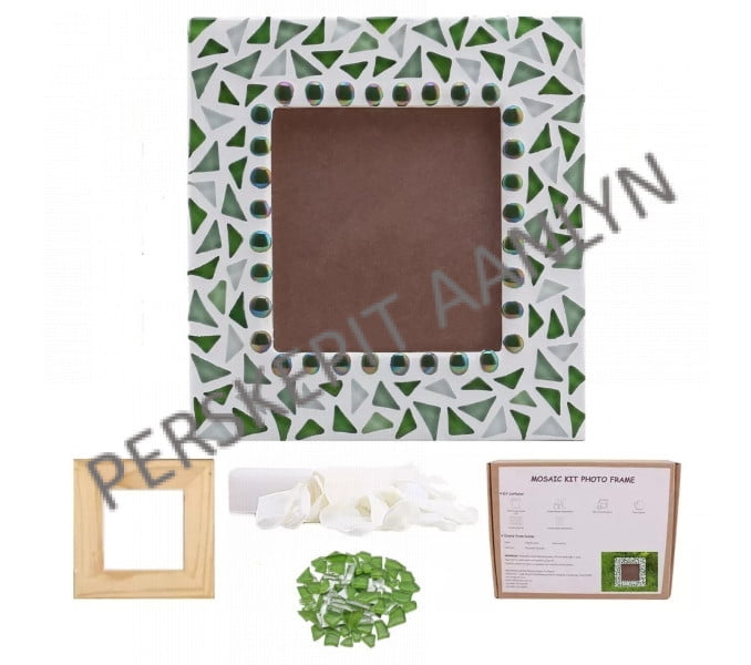 Mosaic DIY Photo Frame Kit_ Green Trim 0003MDIYK PERSKEPIT