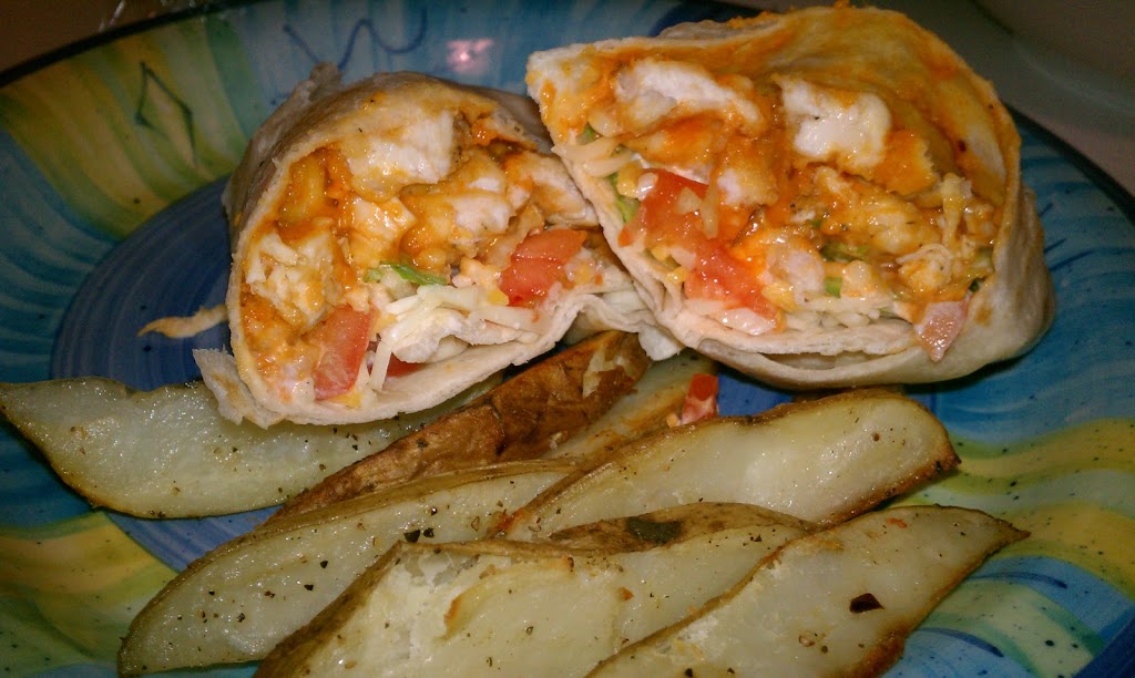 Buffalo Ranch Chicken Wrap (Buffalo Wild Wings copycat)