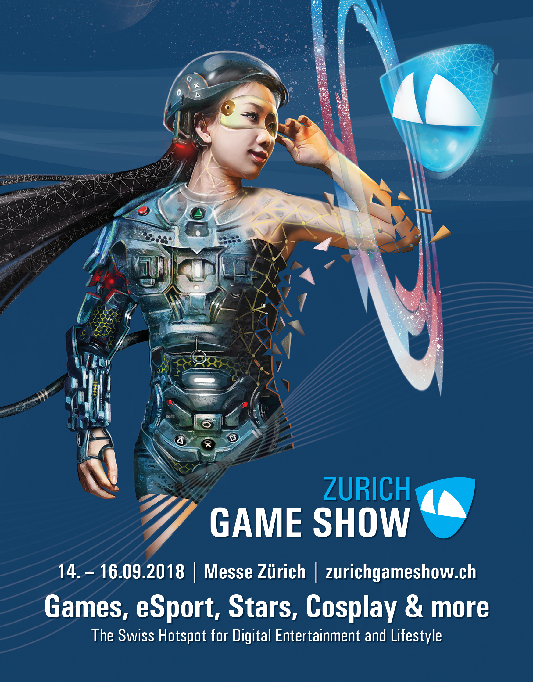 Zurich Game Show Spielemesse vergrössert Ausstellungsfläche Digital