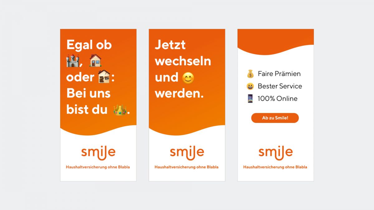 Equipe Smile spricht für Kunden Klartext Werbung