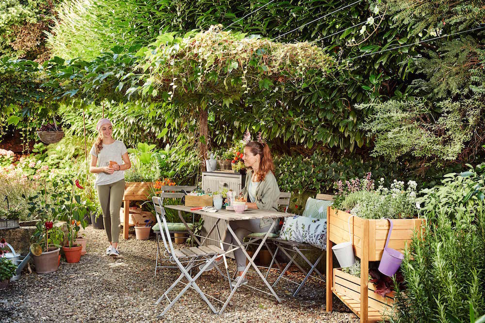 Leo Schweiz Im eigenen Garten lebt es sich am