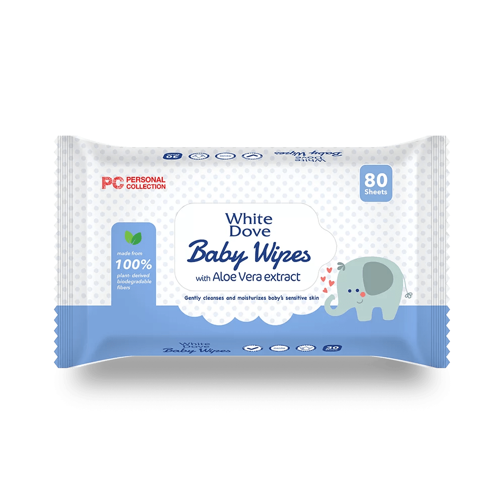 White Dove Baby Wipes with Aloe Vera Extract Personal Collection