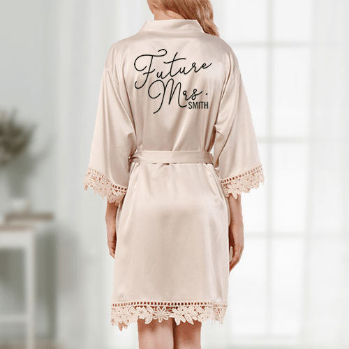 Personalized Bride Robes, Bridal Robes, Custom Wedding Robes