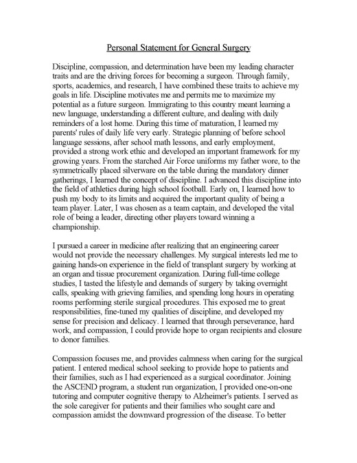 Format for Personal Statement Style Tips