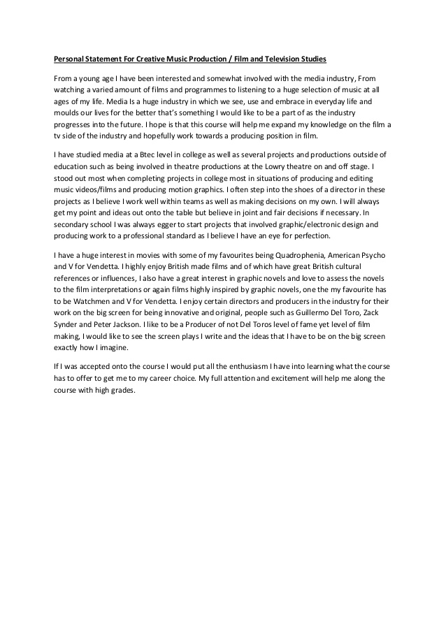 Check Our Best Music Personal Statement Writing Tips