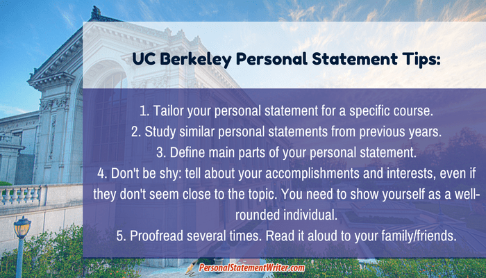 How We Write a Personal Statement UC Berkeley with Experts