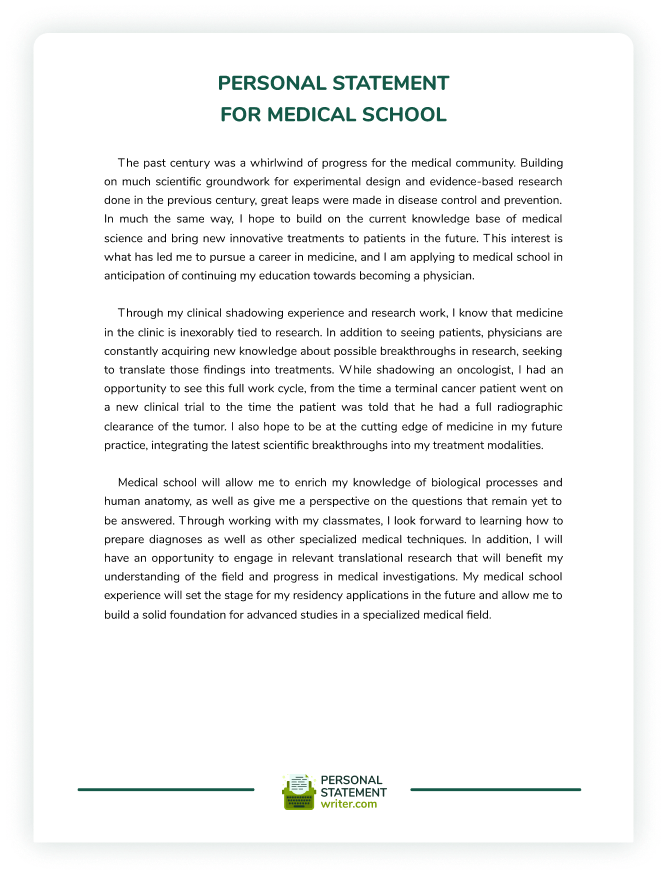 Personal Statement Essay Examples for PhD, Masters, and More