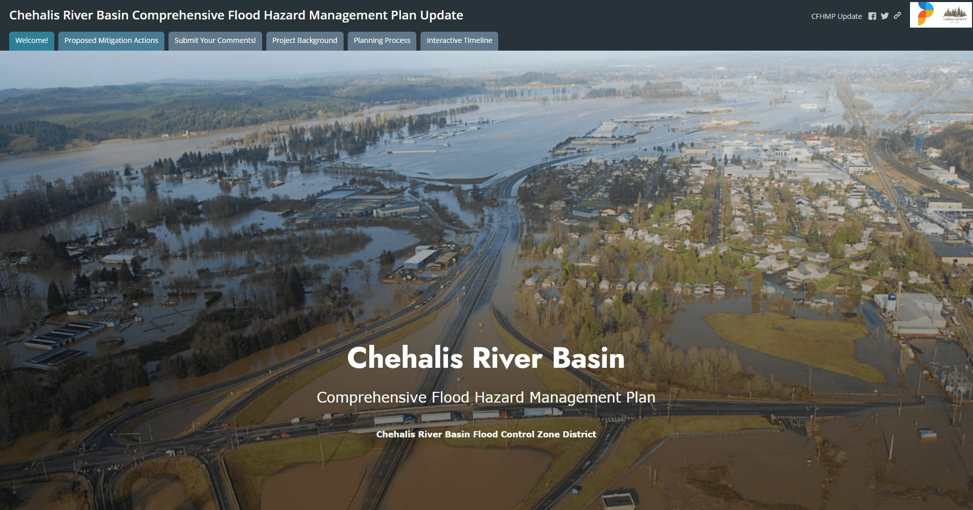 Chehalis River Basin Comprehensive Floodplain Hazard Management Plan