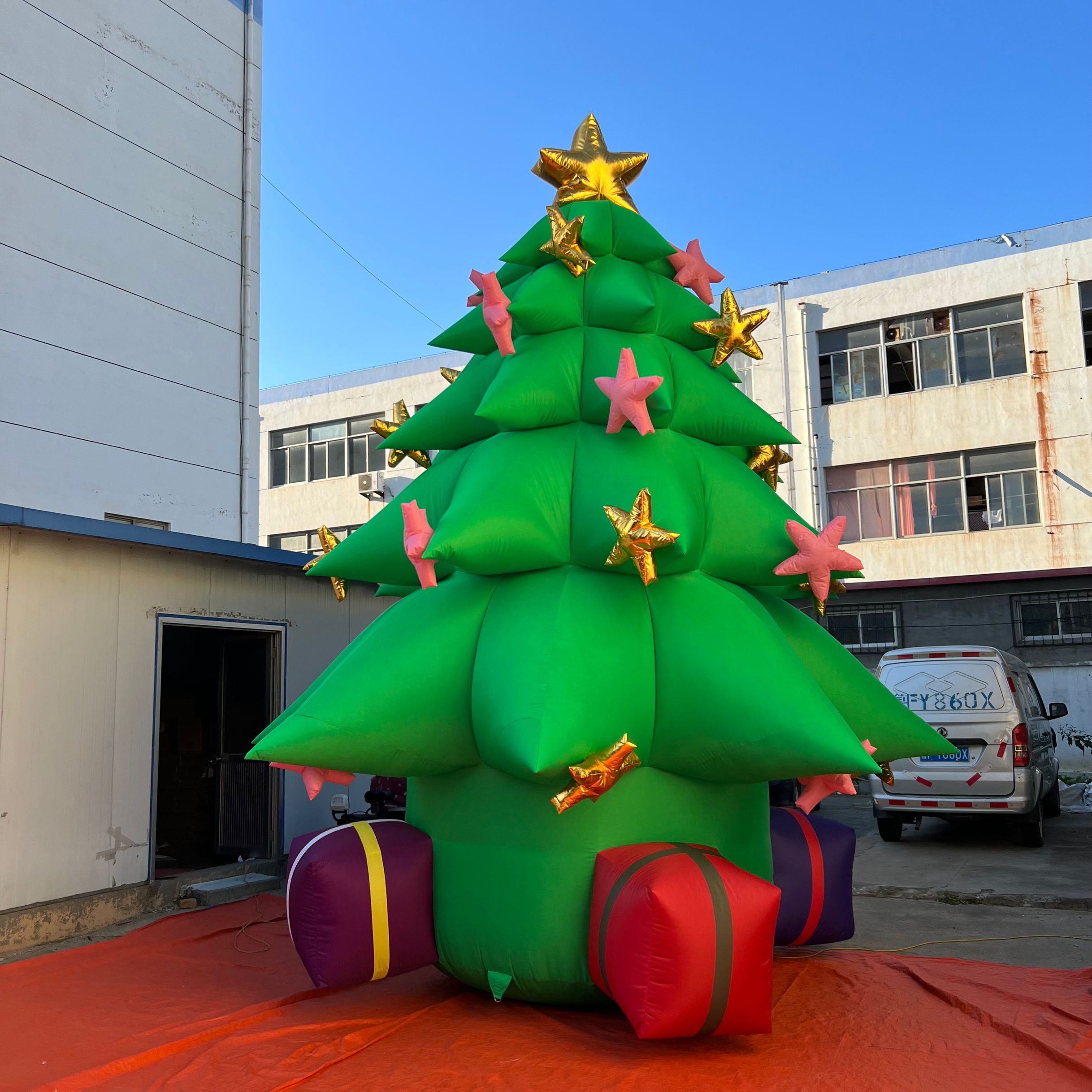5m Inflatable Christmas Tree Perth Bouncy Castle Hire