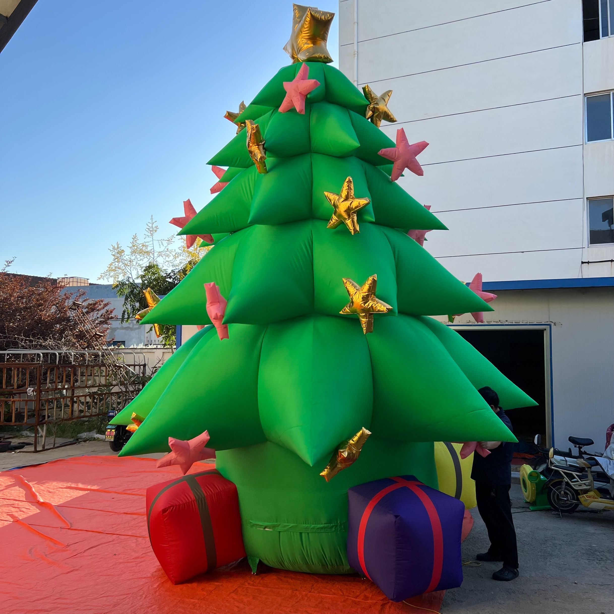 5m Inflatable Christmas Tree Perth Bouncy Castle Hire